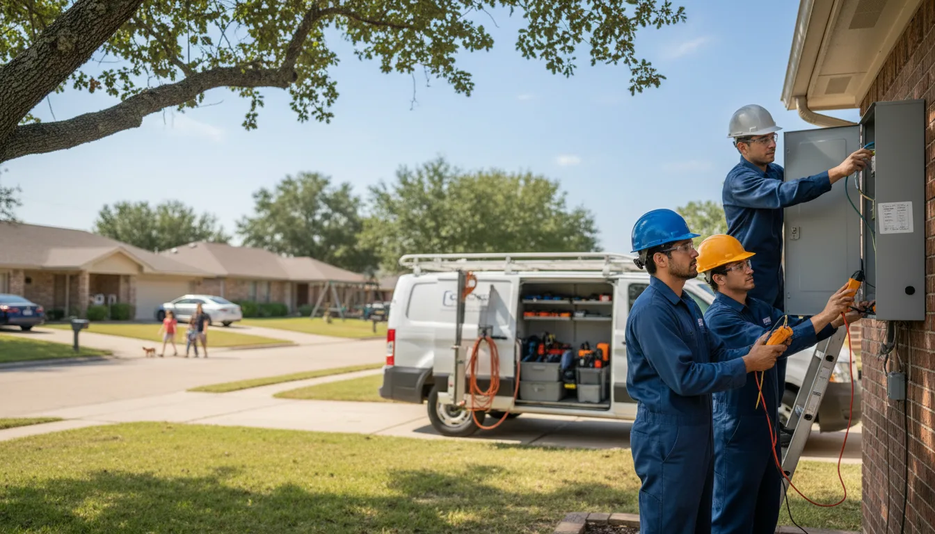 Certified electrician providing emergency electrical services in Christiana, TN